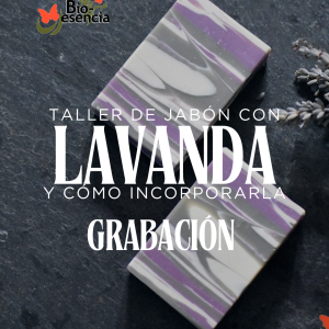 Taller - Jabón con lavanda (Grabación)